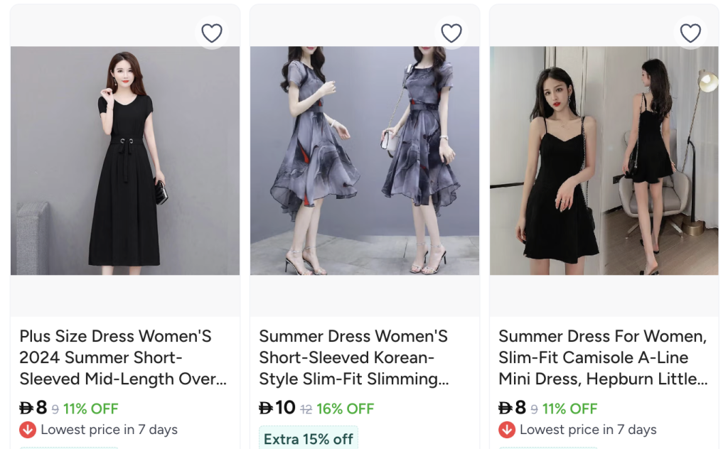 Dubai 10 AED dresses