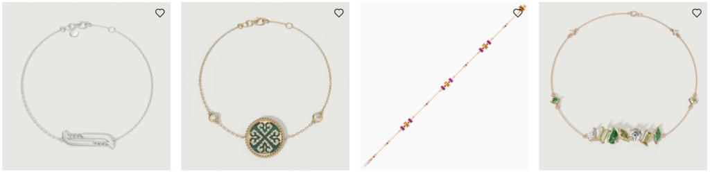 Damas Jewelery bracelets discounts