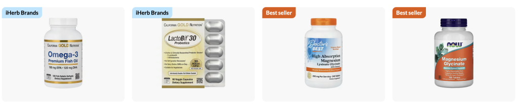 iHerb supplements coupon codes