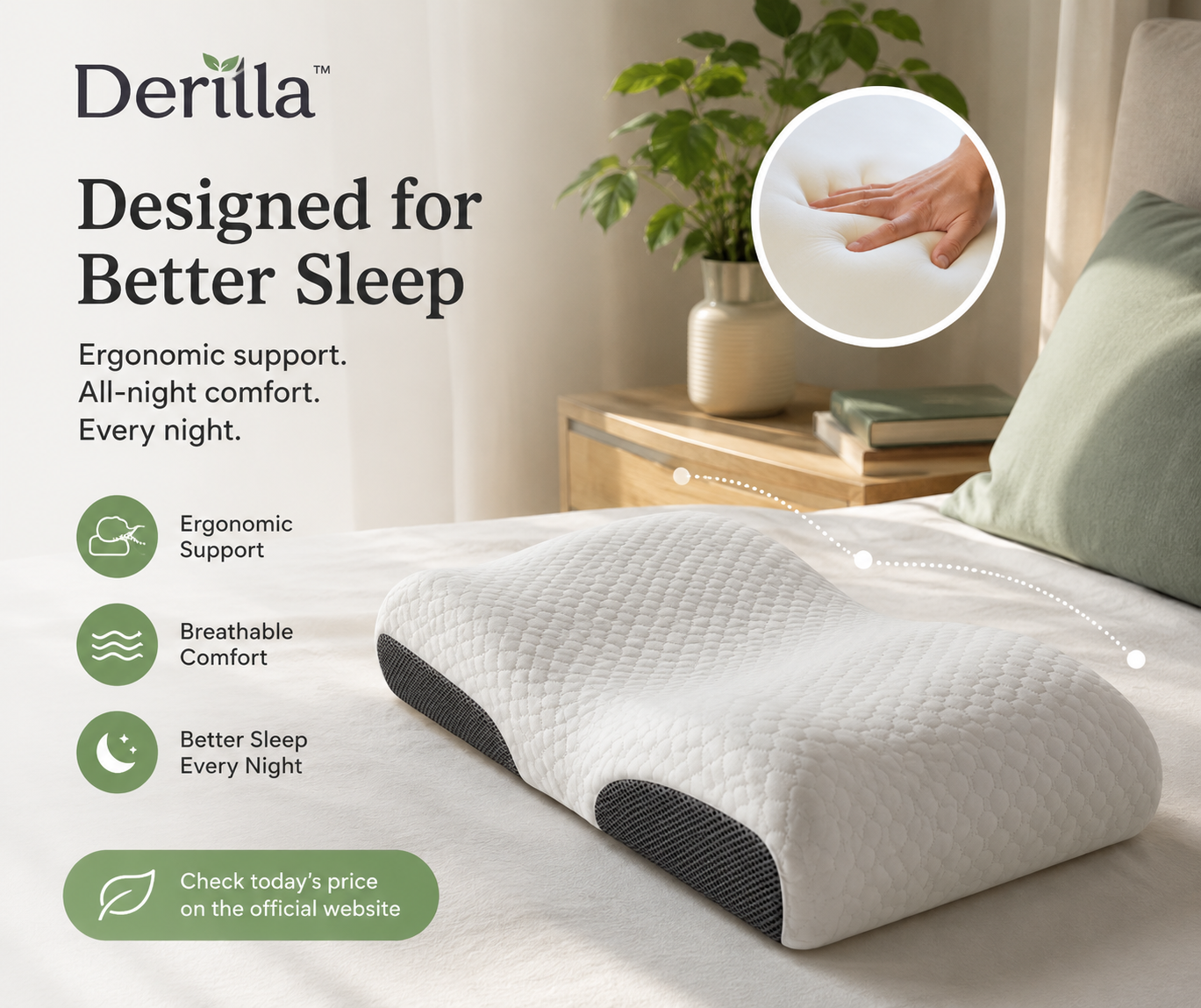 Derila Memory Foam Pillow