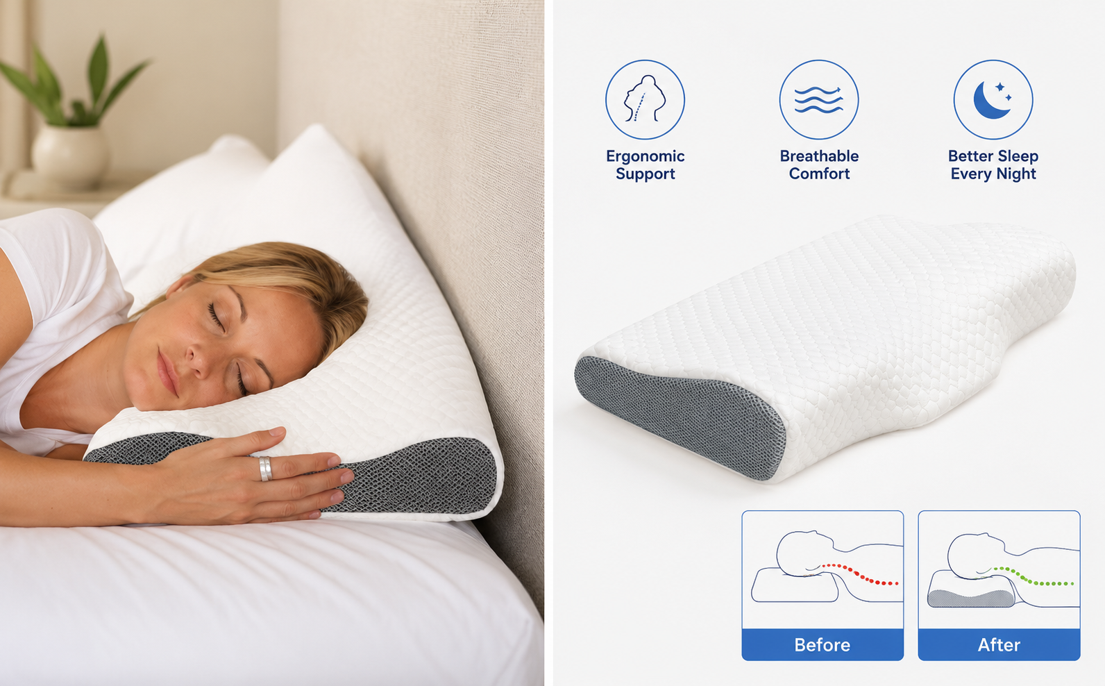Derila Memory Foam Pillow